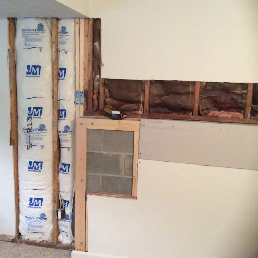 Wall insulation replacement during Structural Drying in Weisenberg